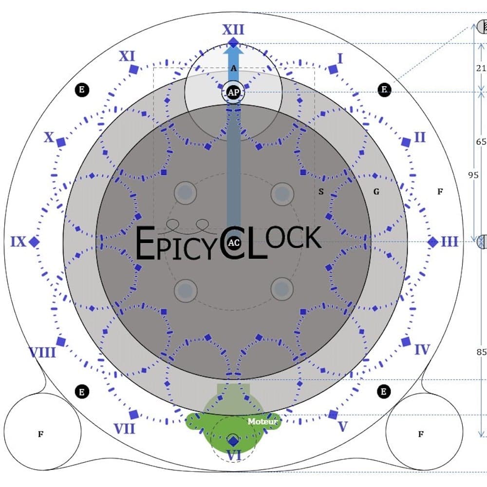 Horloge en plexiglas4