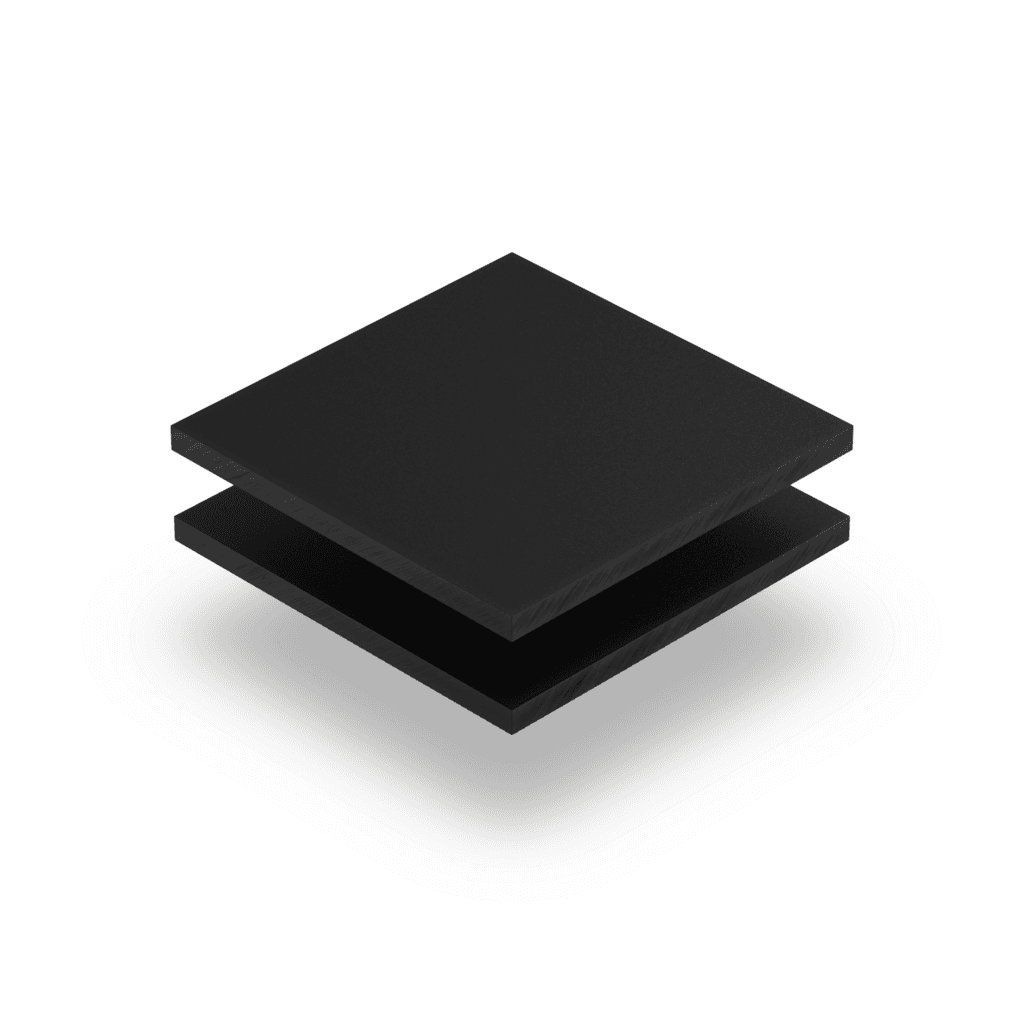 Plexiglas frost zwart