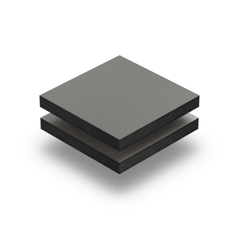 Panneau HPL structuré gris poussière