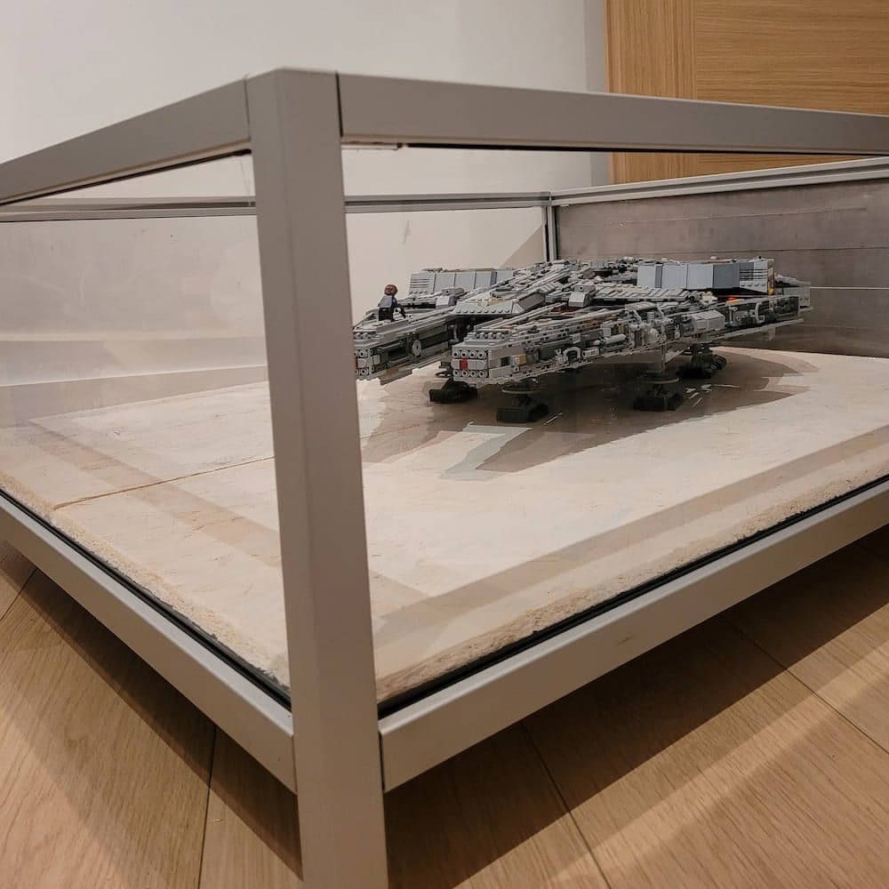 Table basse pour projet Lego en plexiglass 3