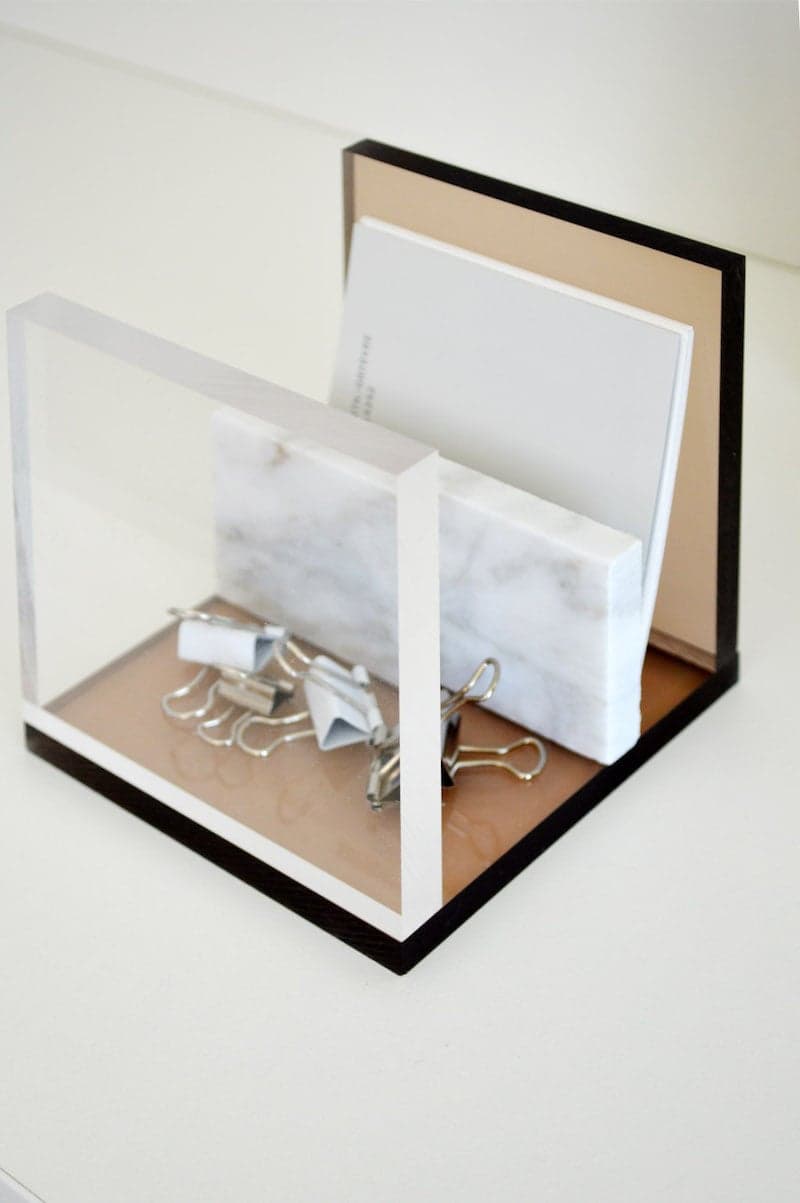 Accessoires de bureau plexiglass