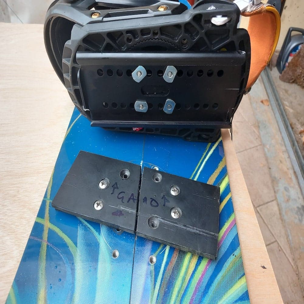 Adaptation kit de fixation avec du PEHD