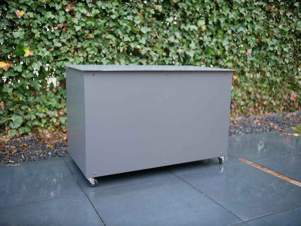 Boîte de rangement pour coussins de jardin