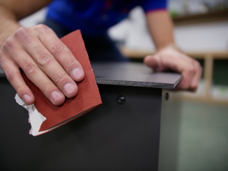 DIY boite a colis poncer les bords