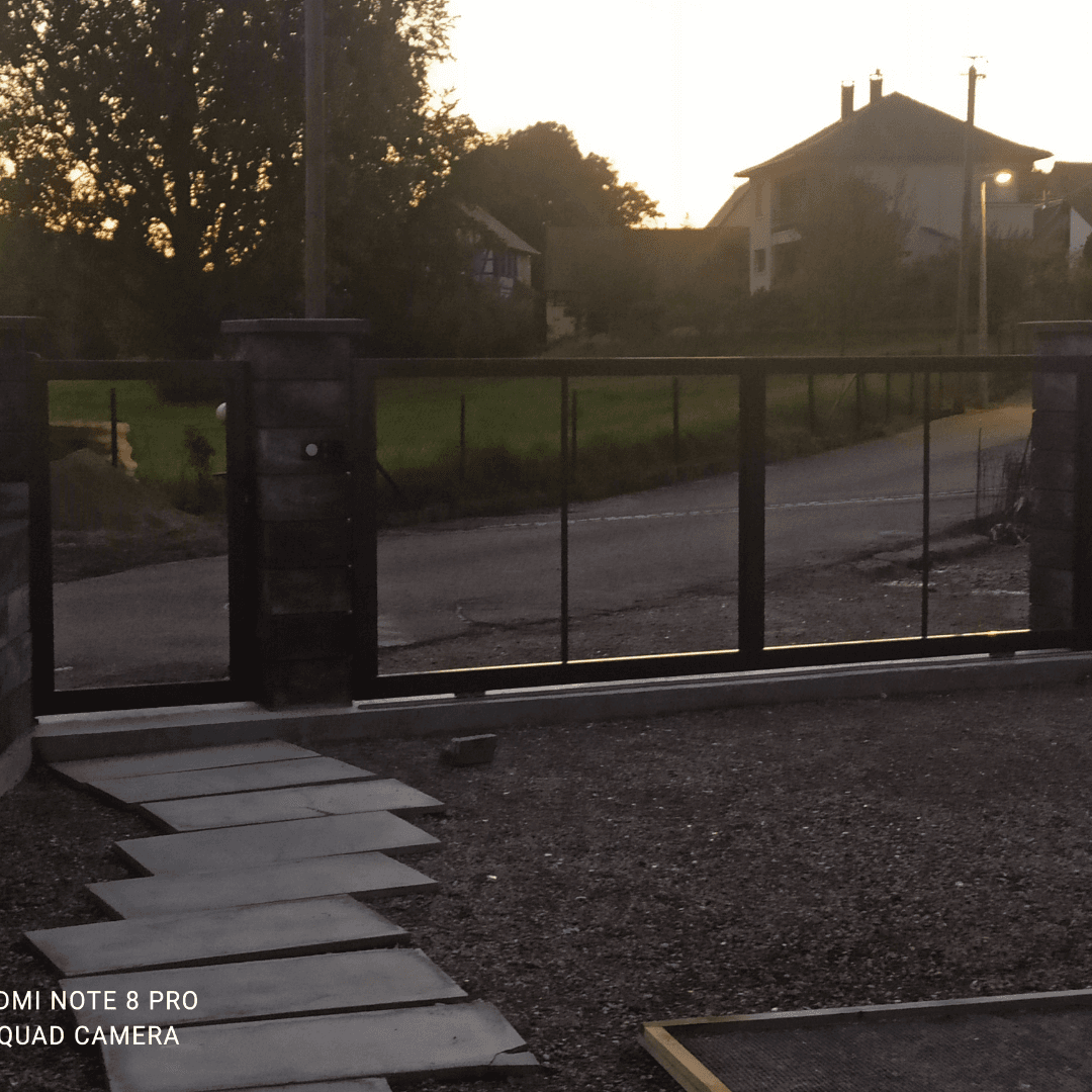 Fabrication d’un portail avec portillon