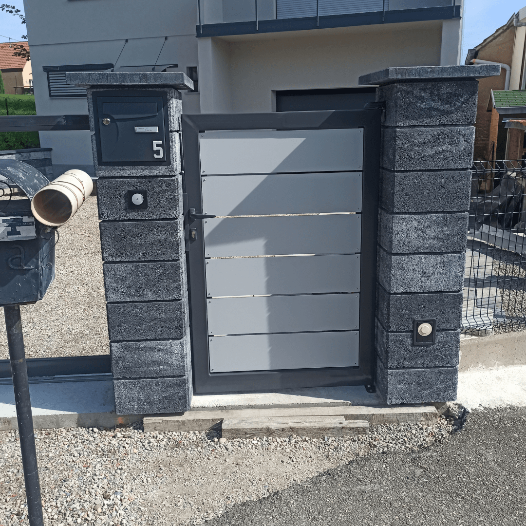 Fabrication d’un portail avec portillon