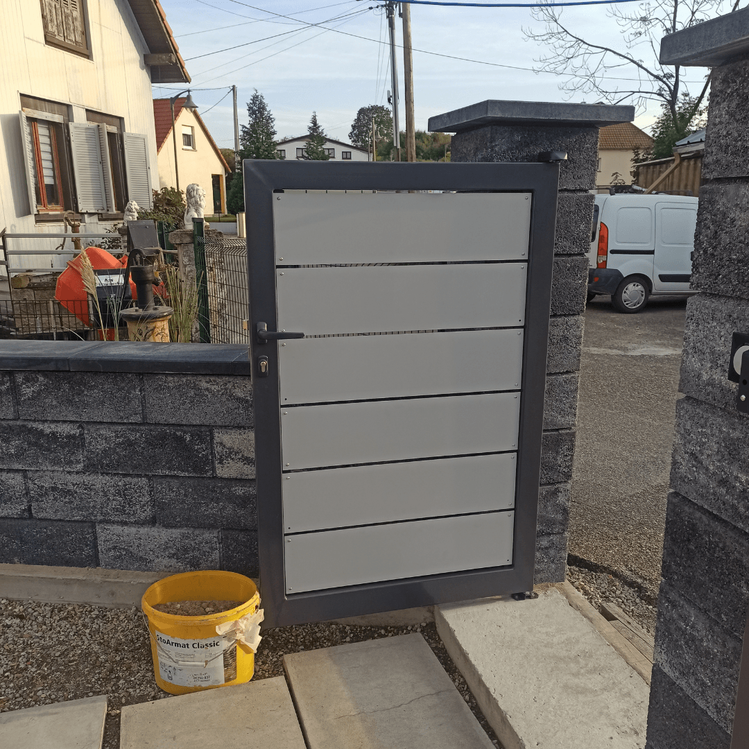 Fabrication d’un portail avec portillon