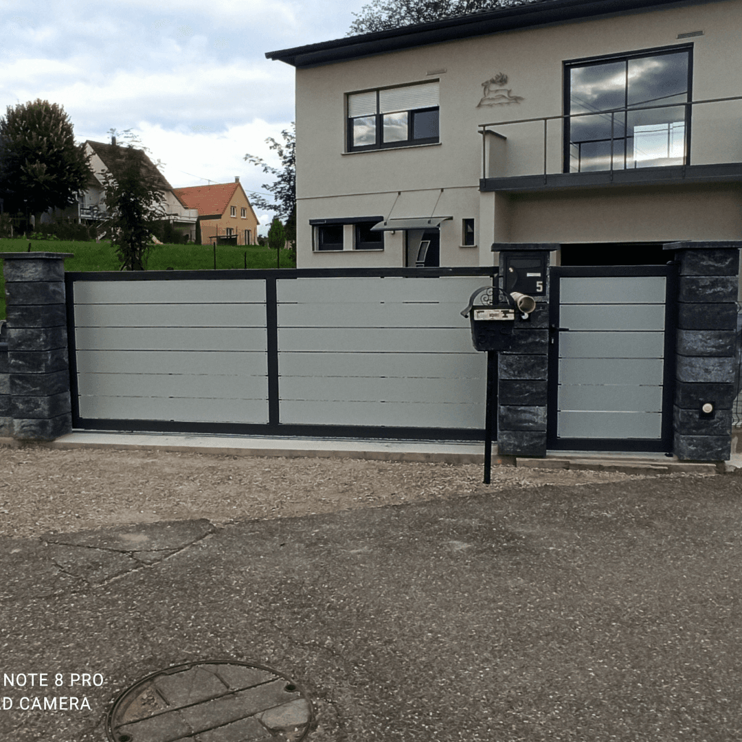 Fabrication d’un portail avec portillon