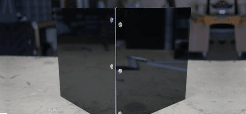 Fixation de Dibond etape 5