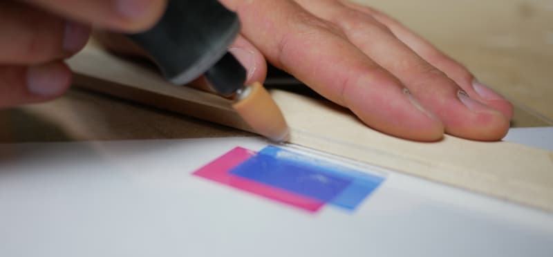 Gravure sur plexiglass