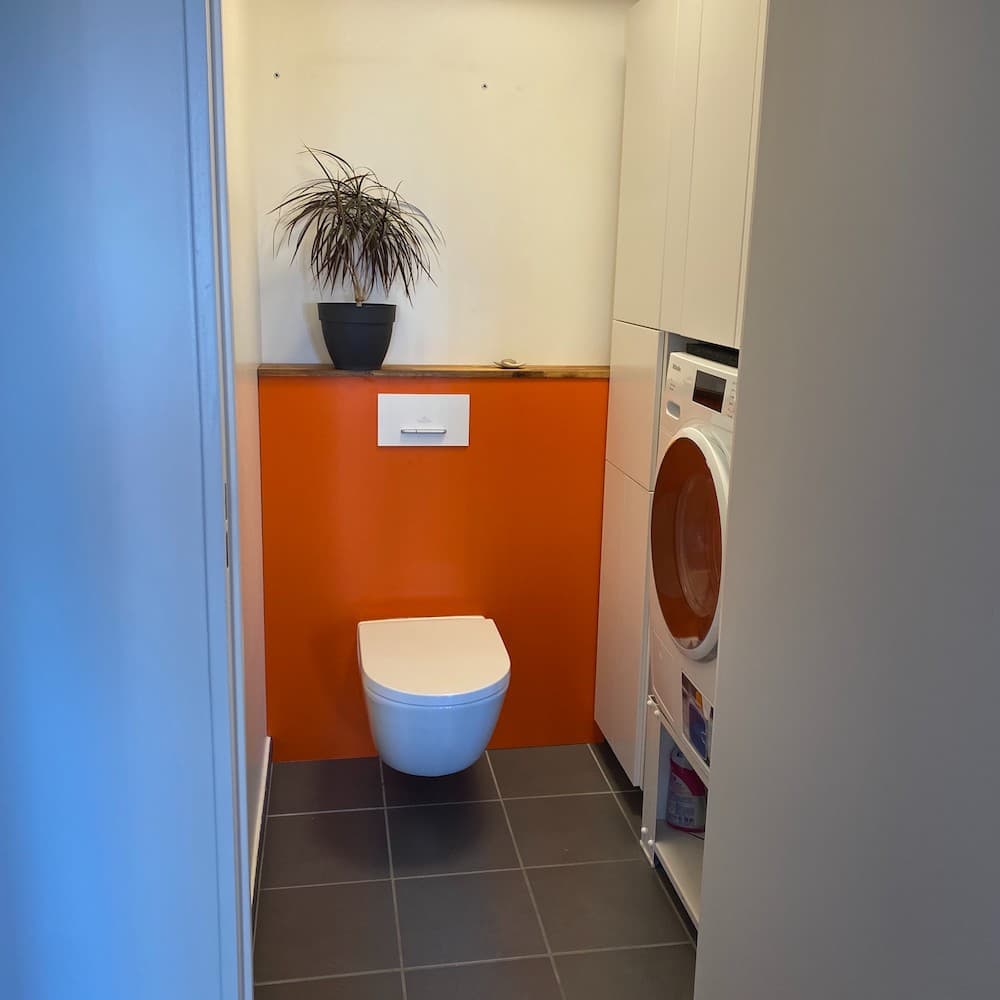Habillage des WC en Alupanel2