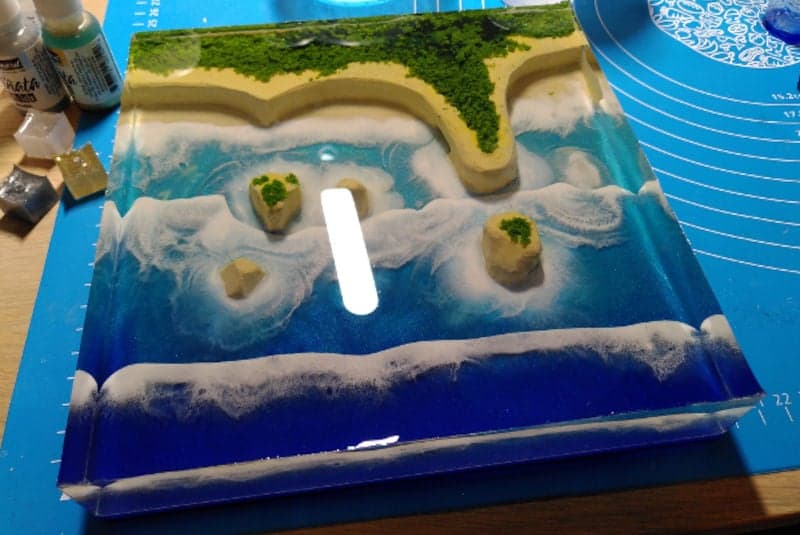 Moulage epoxy du HDPE