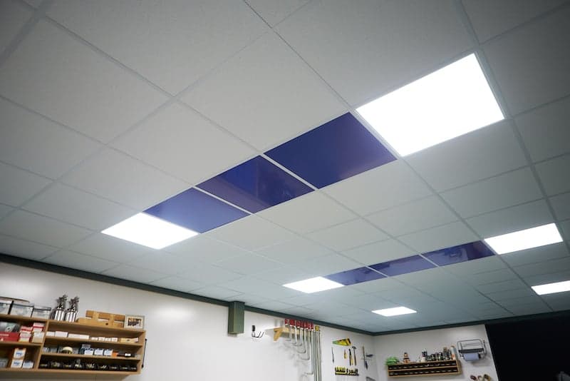 Plafond suspendu dalle resultat final