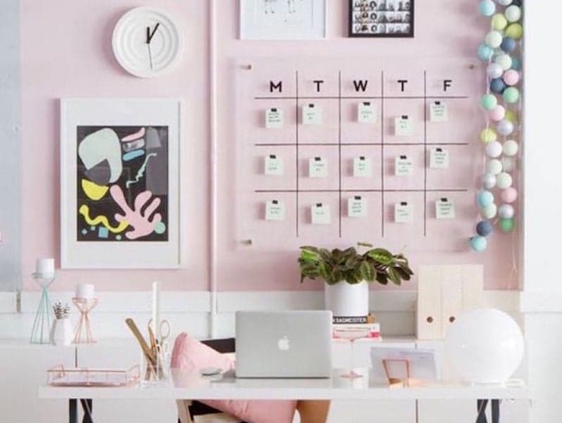 Planificateur mural plexiglass