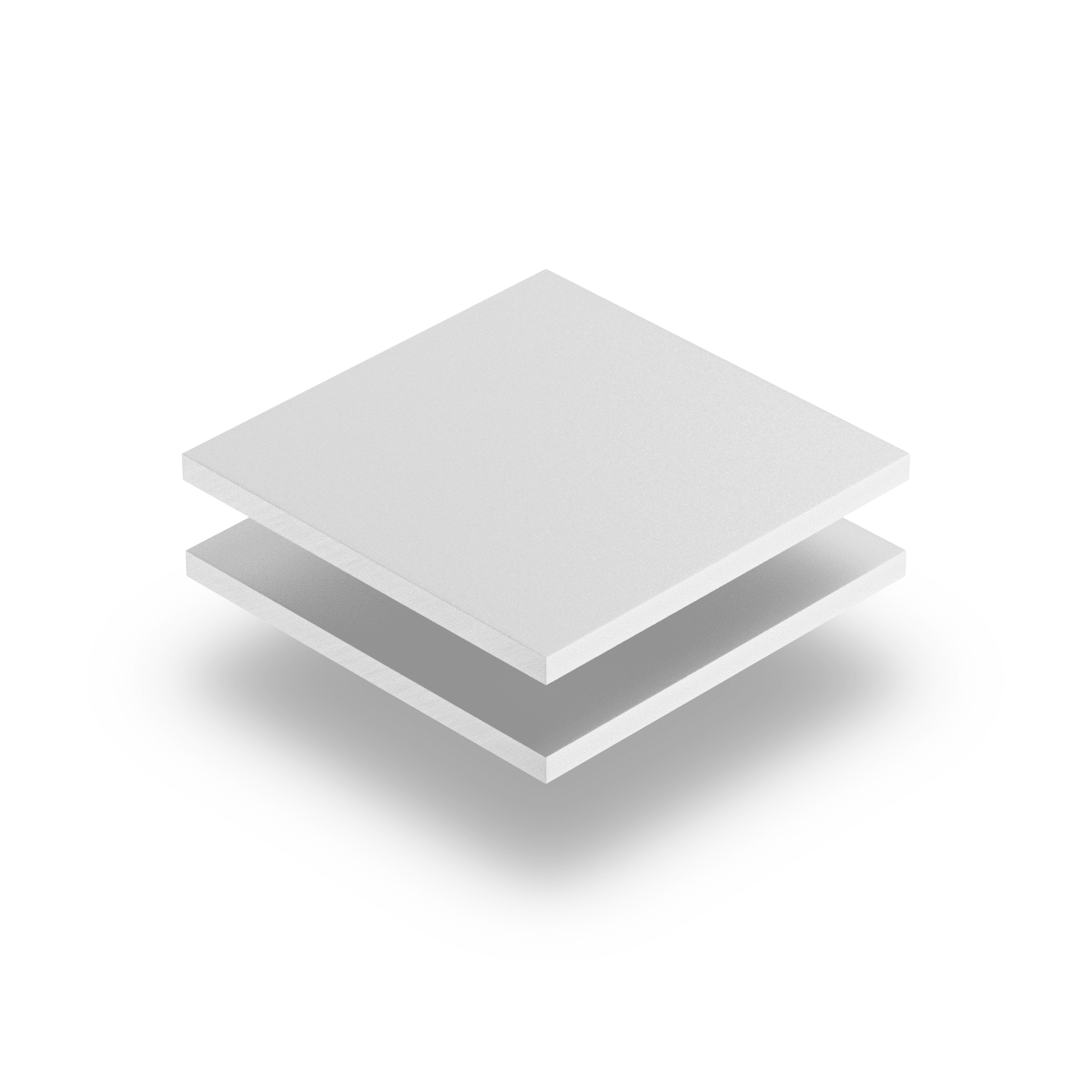 Plaque PVC expansé blanc
