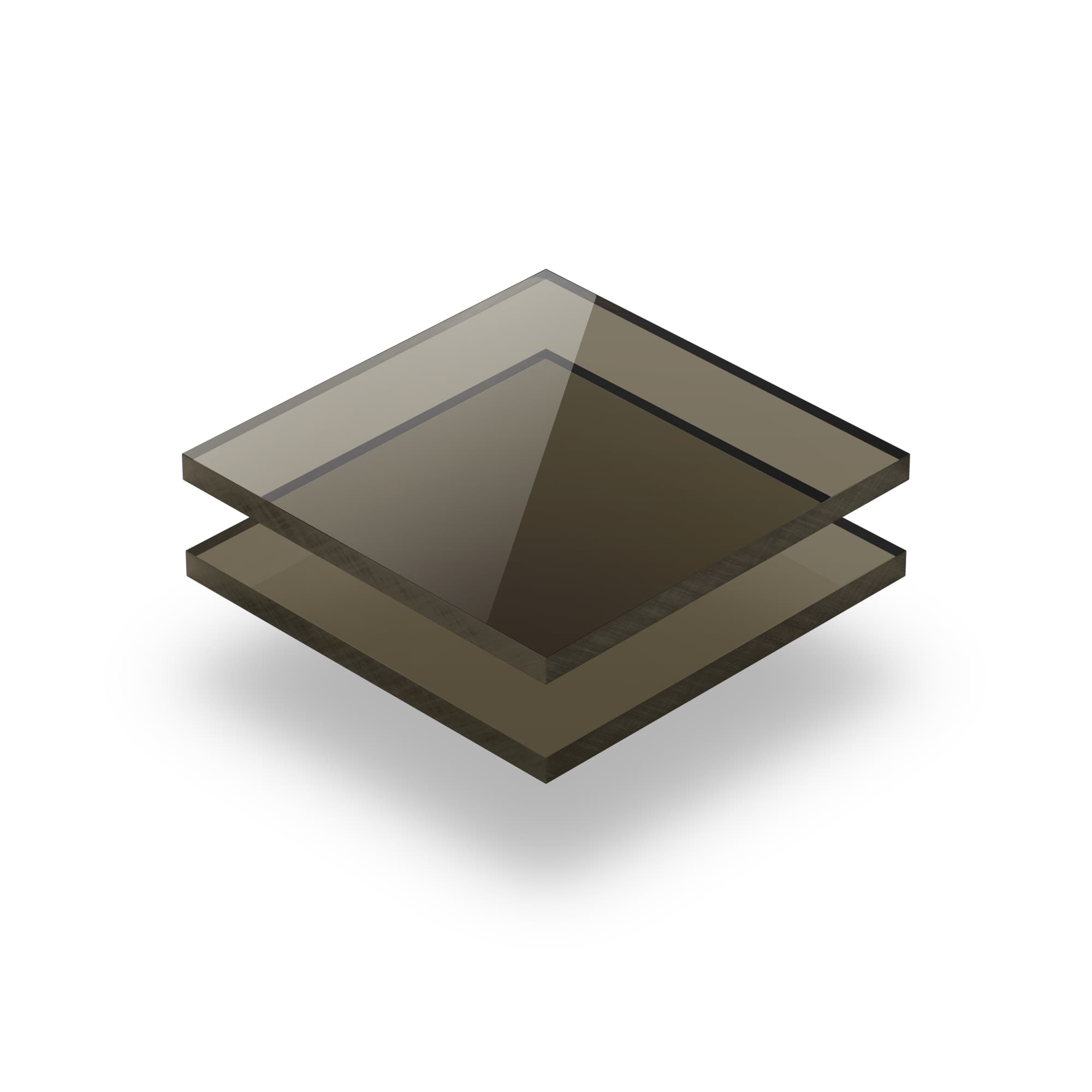 Plaque-polycarbonate-teinté-brun