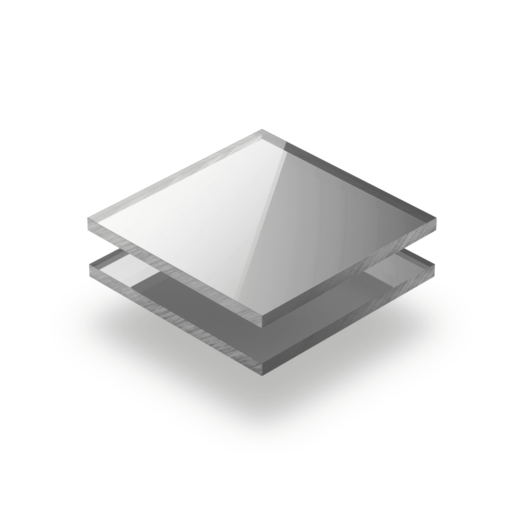Plexiglass mirroir argent
