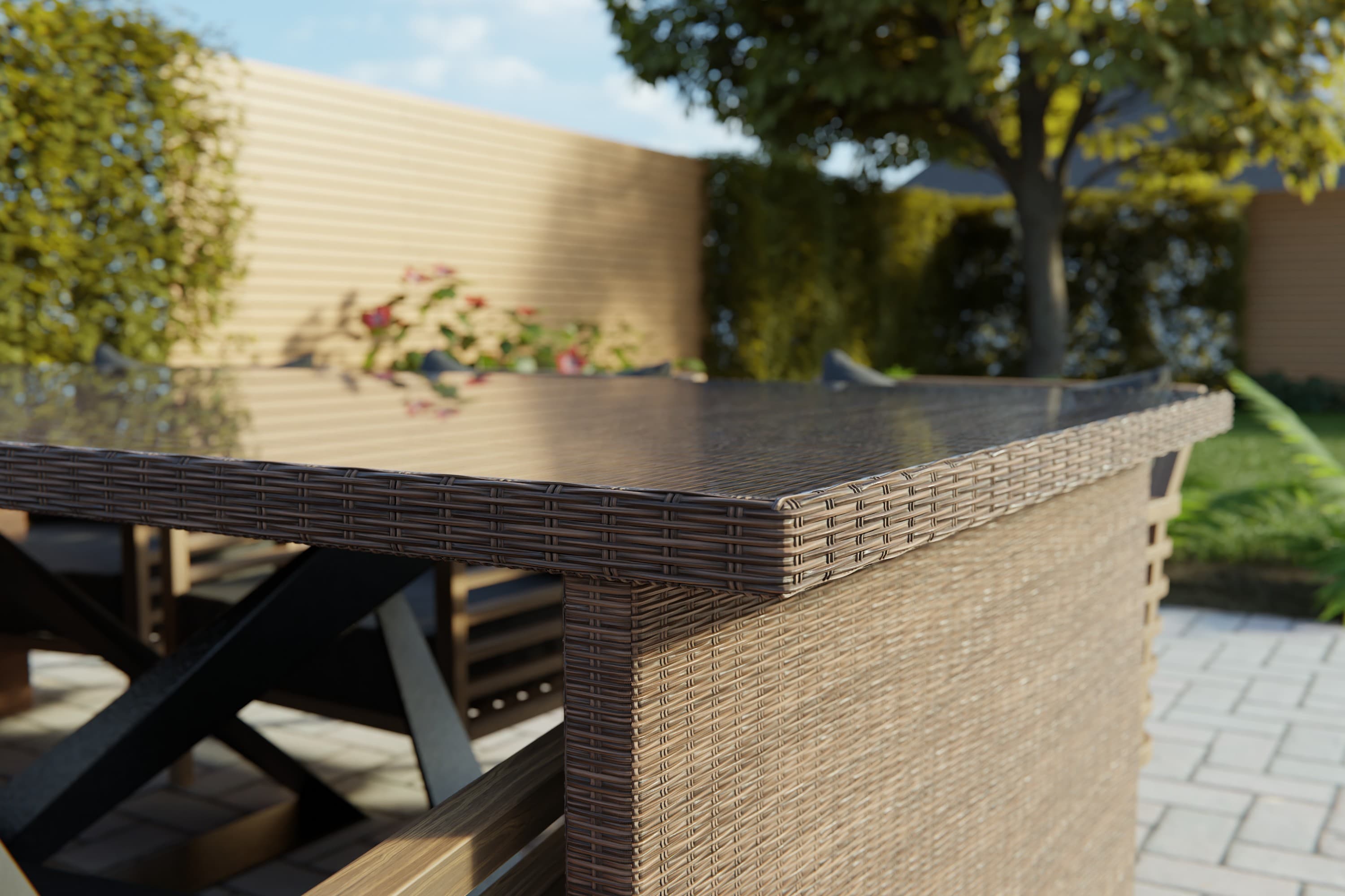 Plateau de table en plexiglass