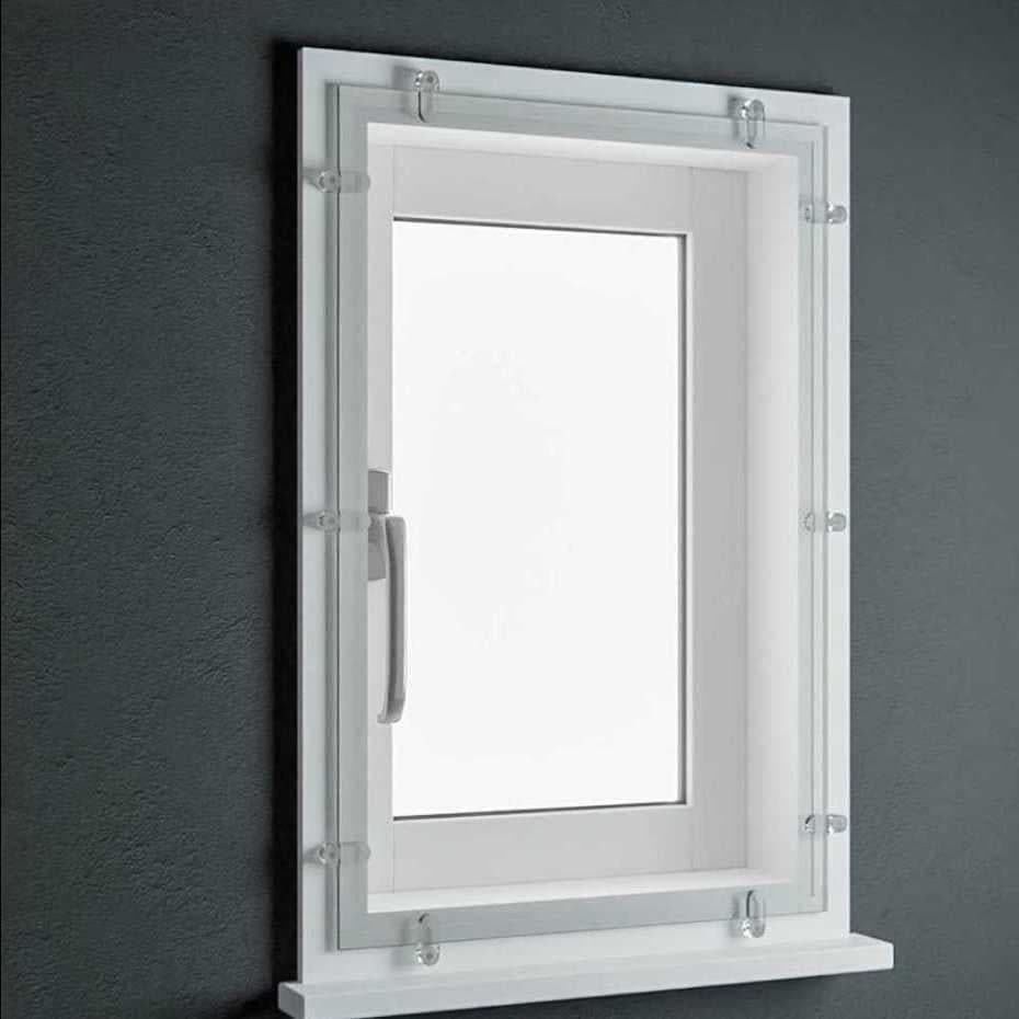 Survitrage en plexiglas transparent 4 mm