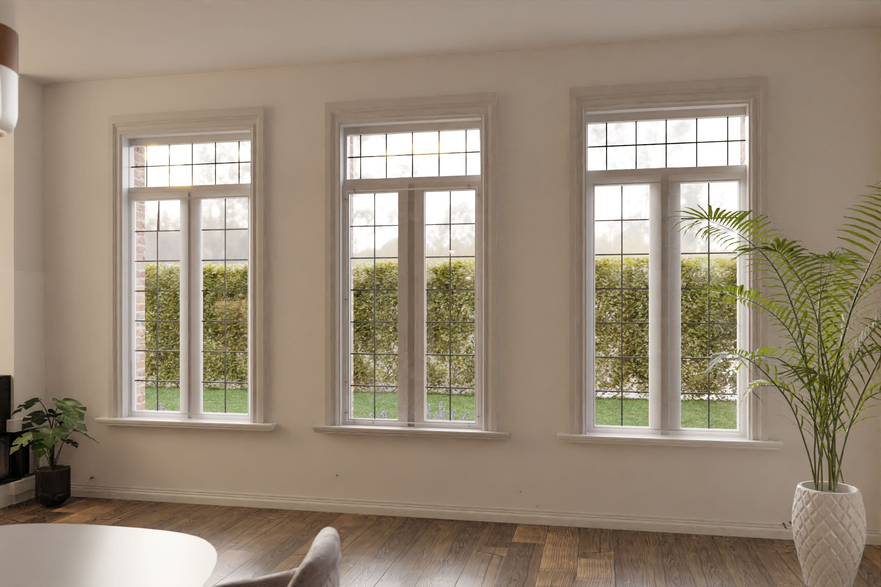 Survitrage plexiglass avec des taquets