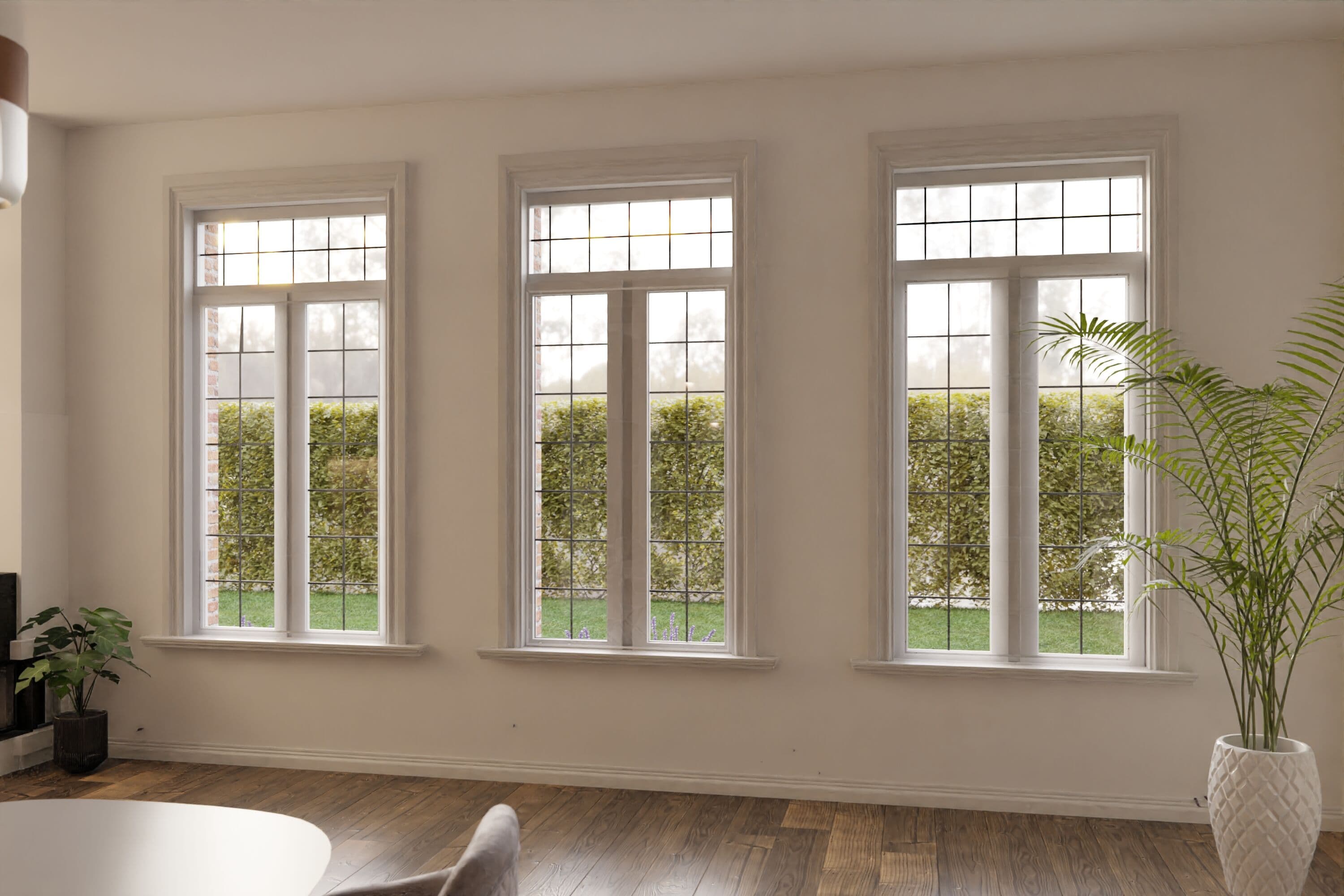 Survitrage plexiglass avec des vis