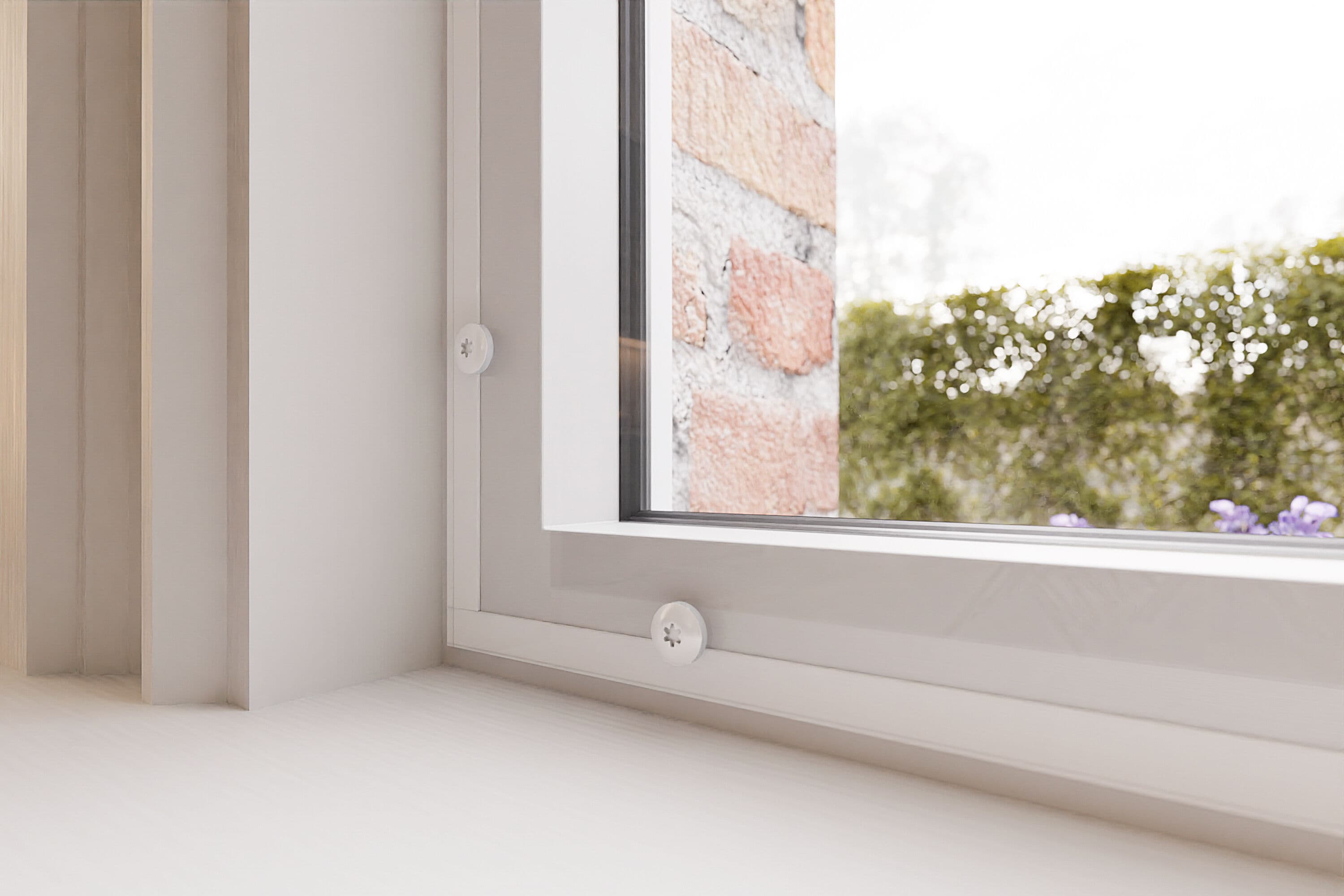 Survitrage plexiglass - installation fixe avec des vis