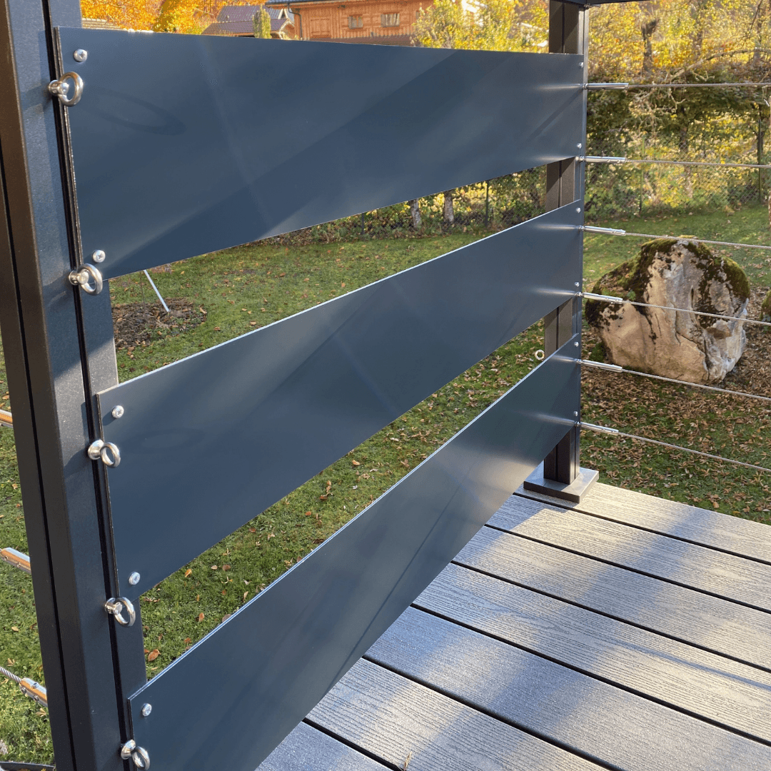 Une protection des courants d’air avec des panneaux alupanel