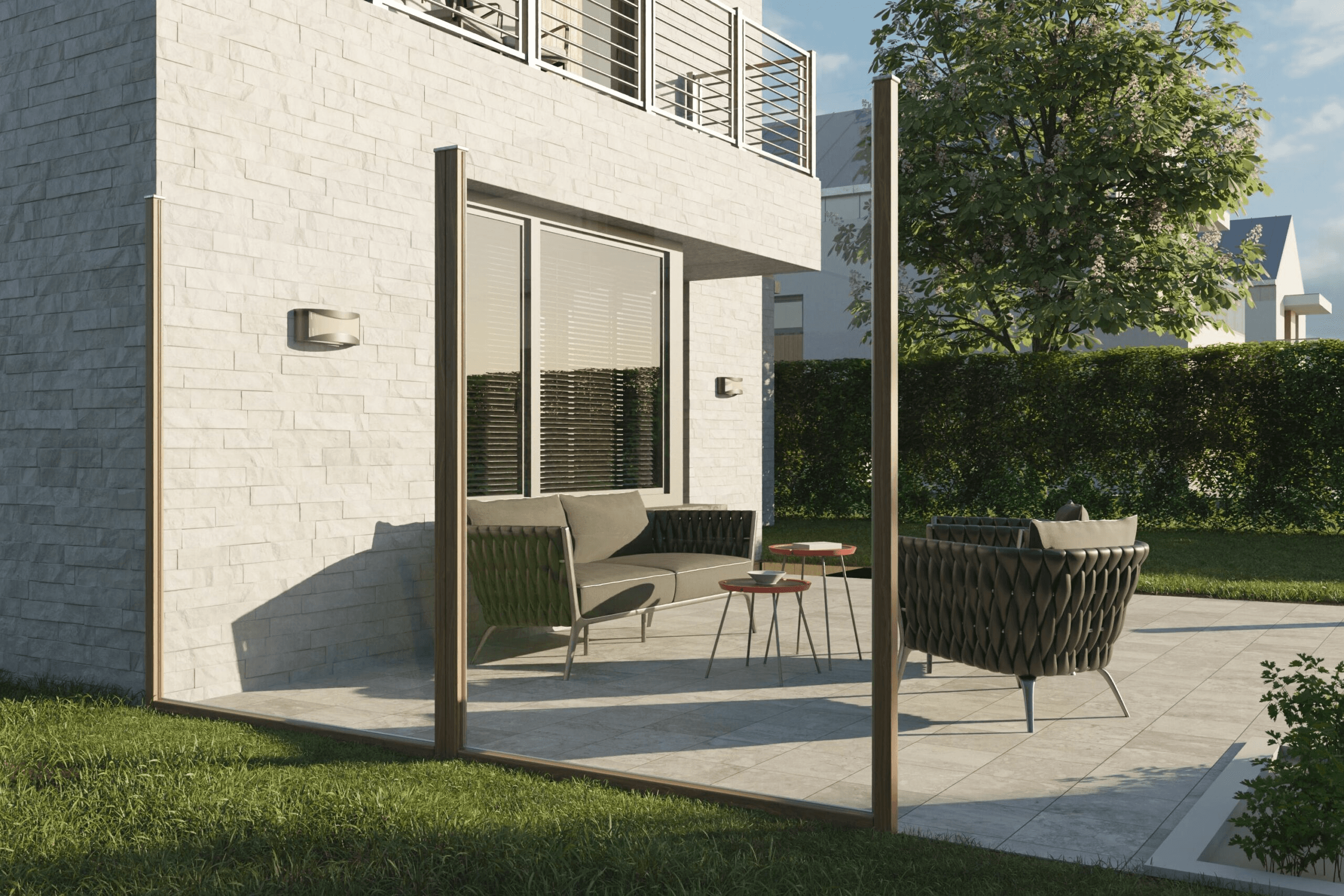brise-vent de jardin
