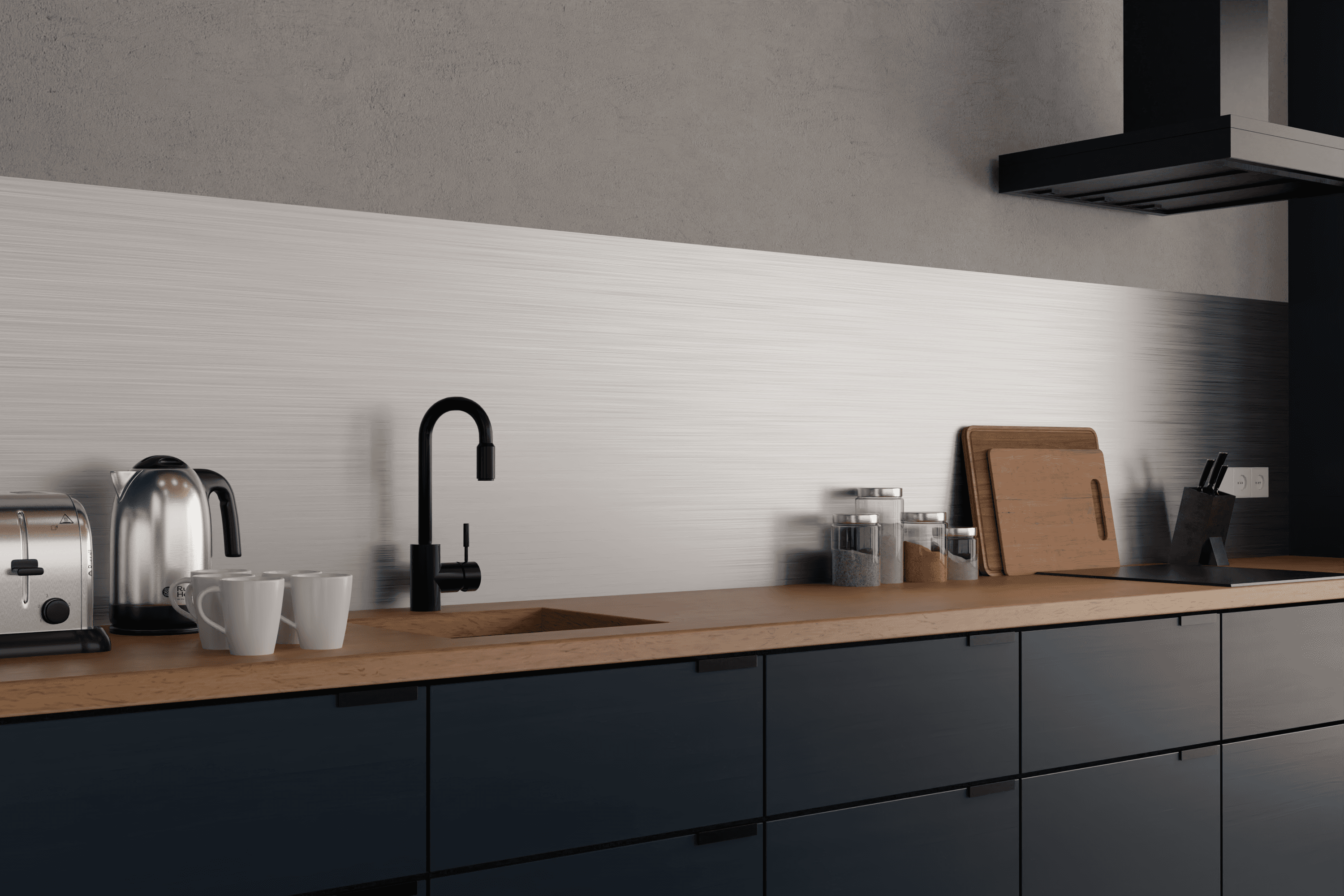 credence cuisine aluminium
