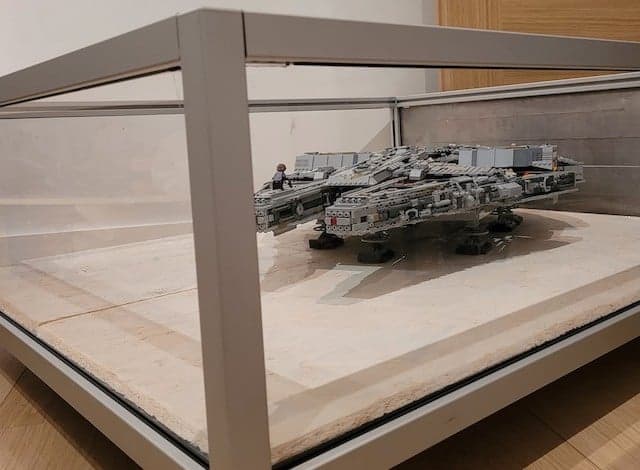 Table basse pour projet Lego en plexiglass 1