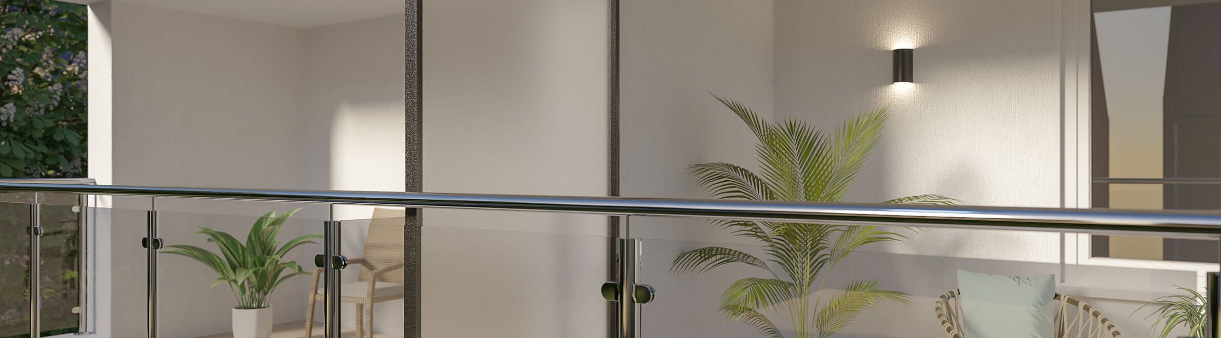 Cloison de séparation pour balcon en plastique | Fabriquée sur mesure