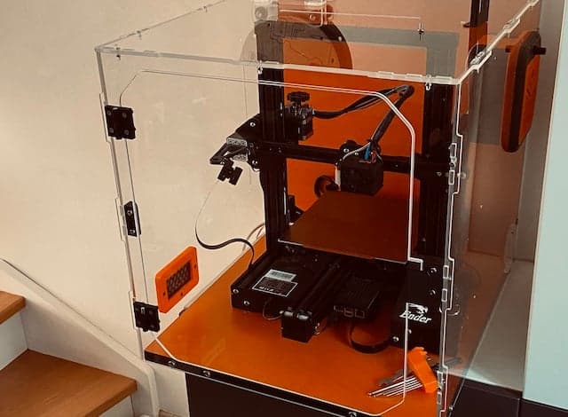 Caisson pour imprimante en plexiglass