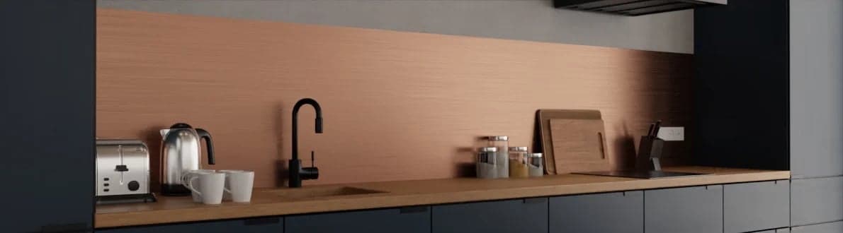 Credence cuisine cuivre