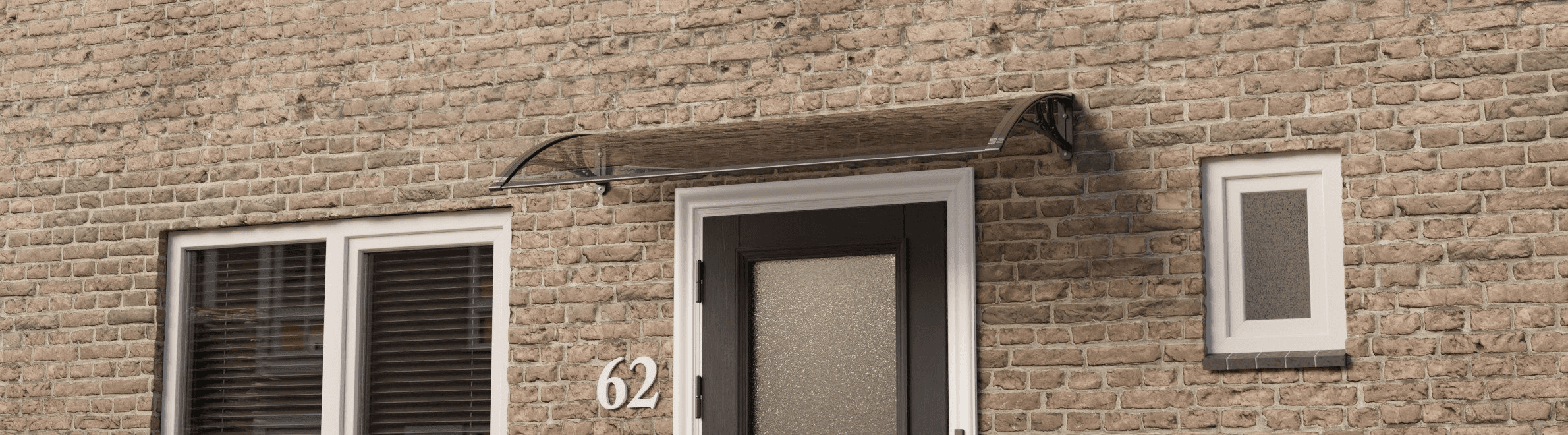 Marquise de porte sur mesure