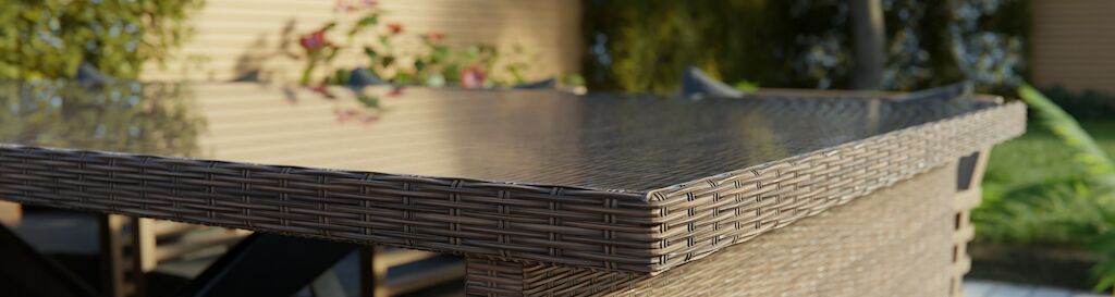 Plateau de table en plexiglass