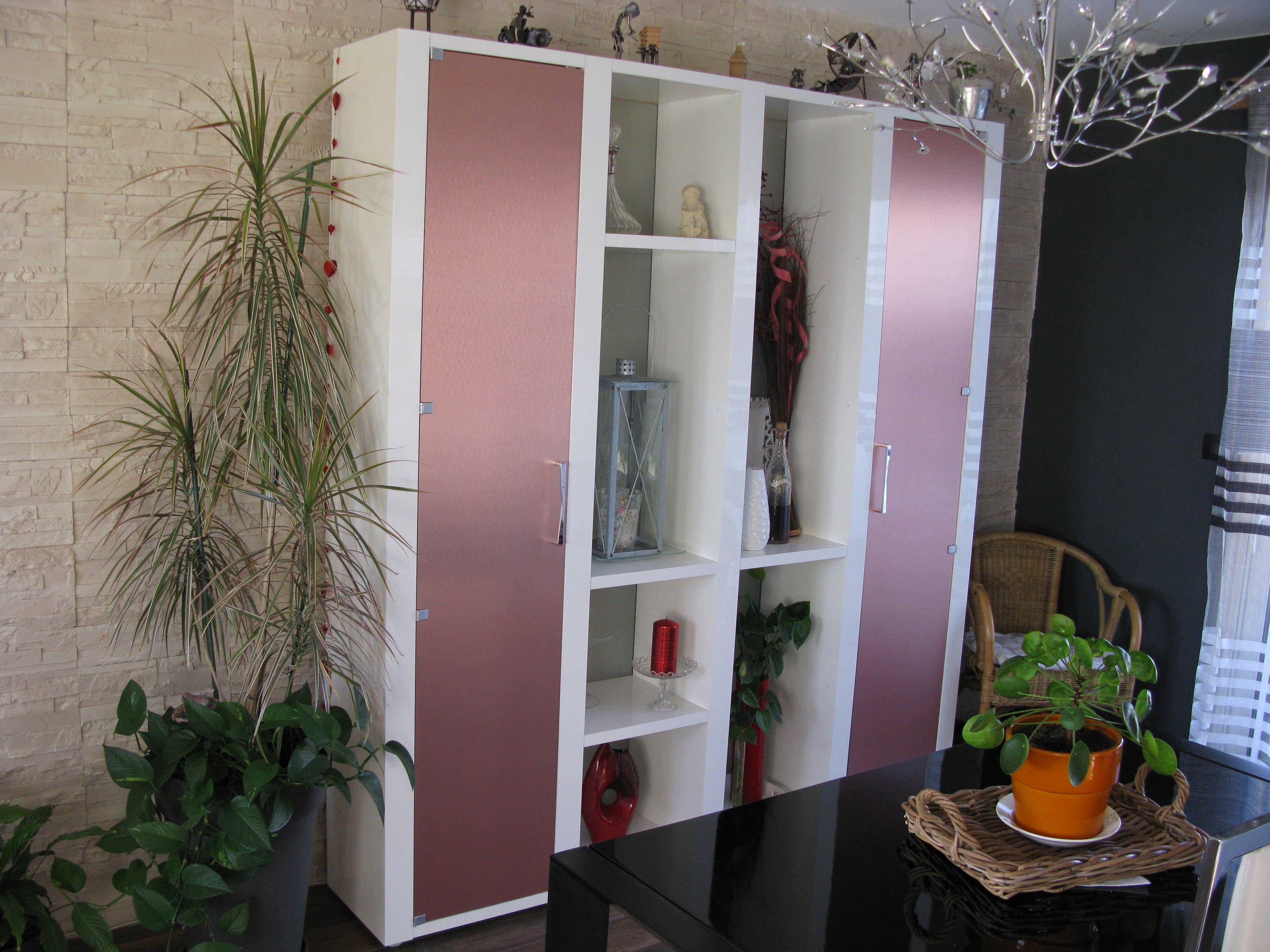 Réalisation de portes de vitrine en panneaux Dibond®