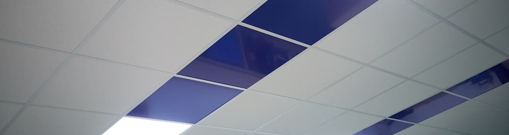 Revetement plafond en plastique