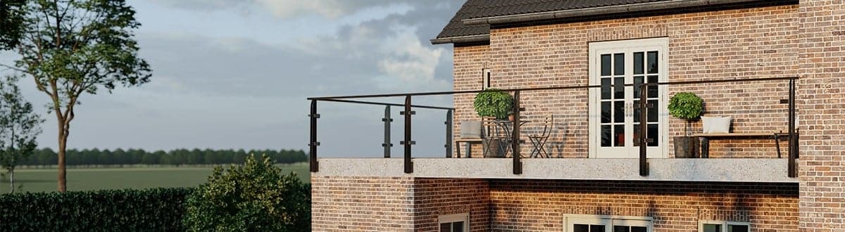 Vitrage de balcon en plexiglass | Commandez votre vitrage sur mesure