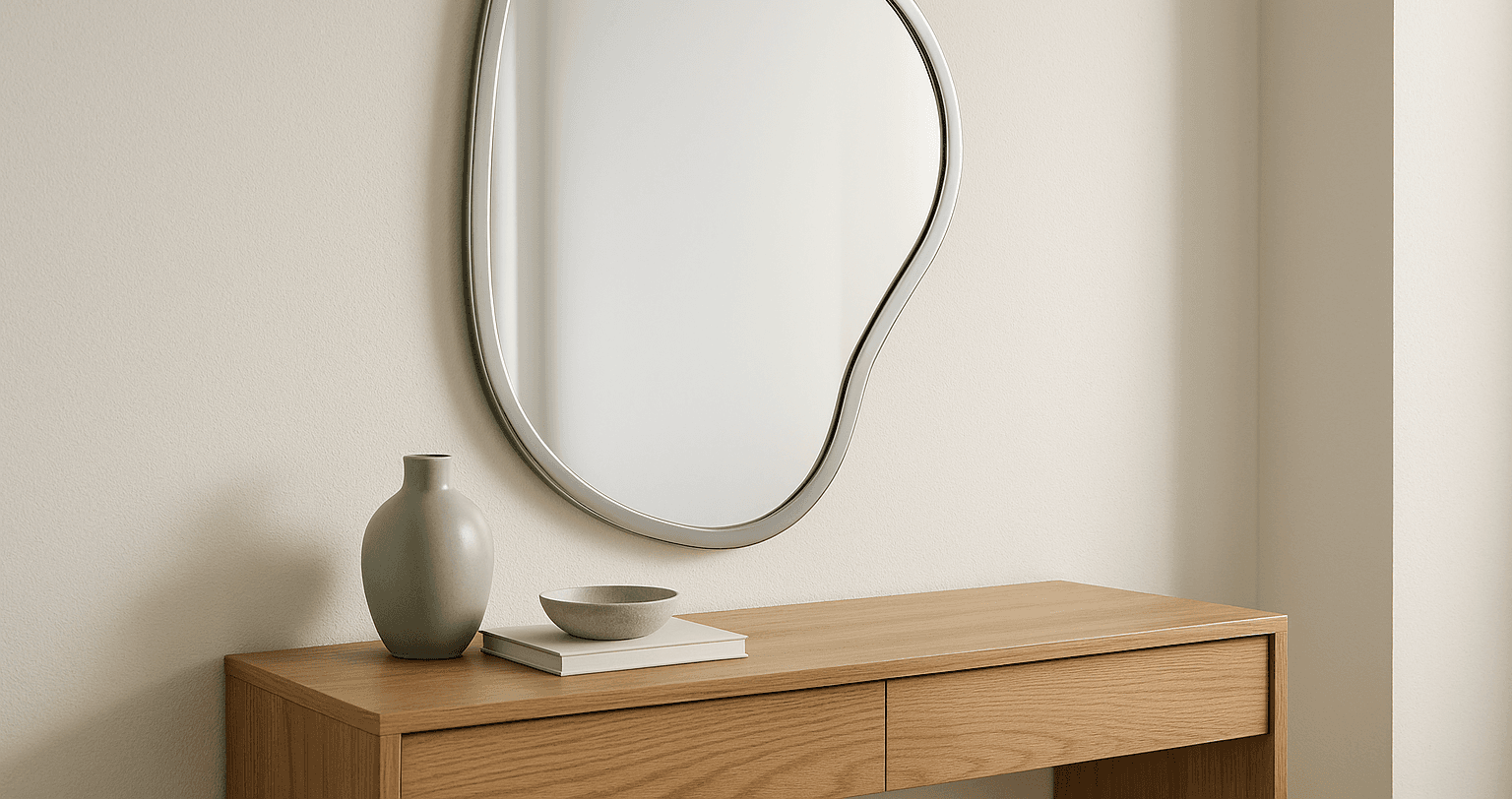 Miroir organique | Commandez sur mesure, toutes les formes !