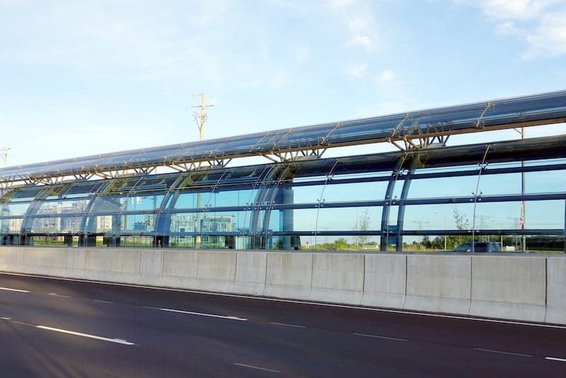pliage polycarbonate arrêt de bus