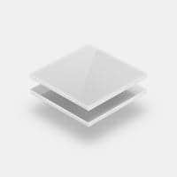 Assortiment polycarbonaat opaalwit