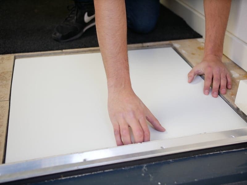 trappe de sol HPL prête