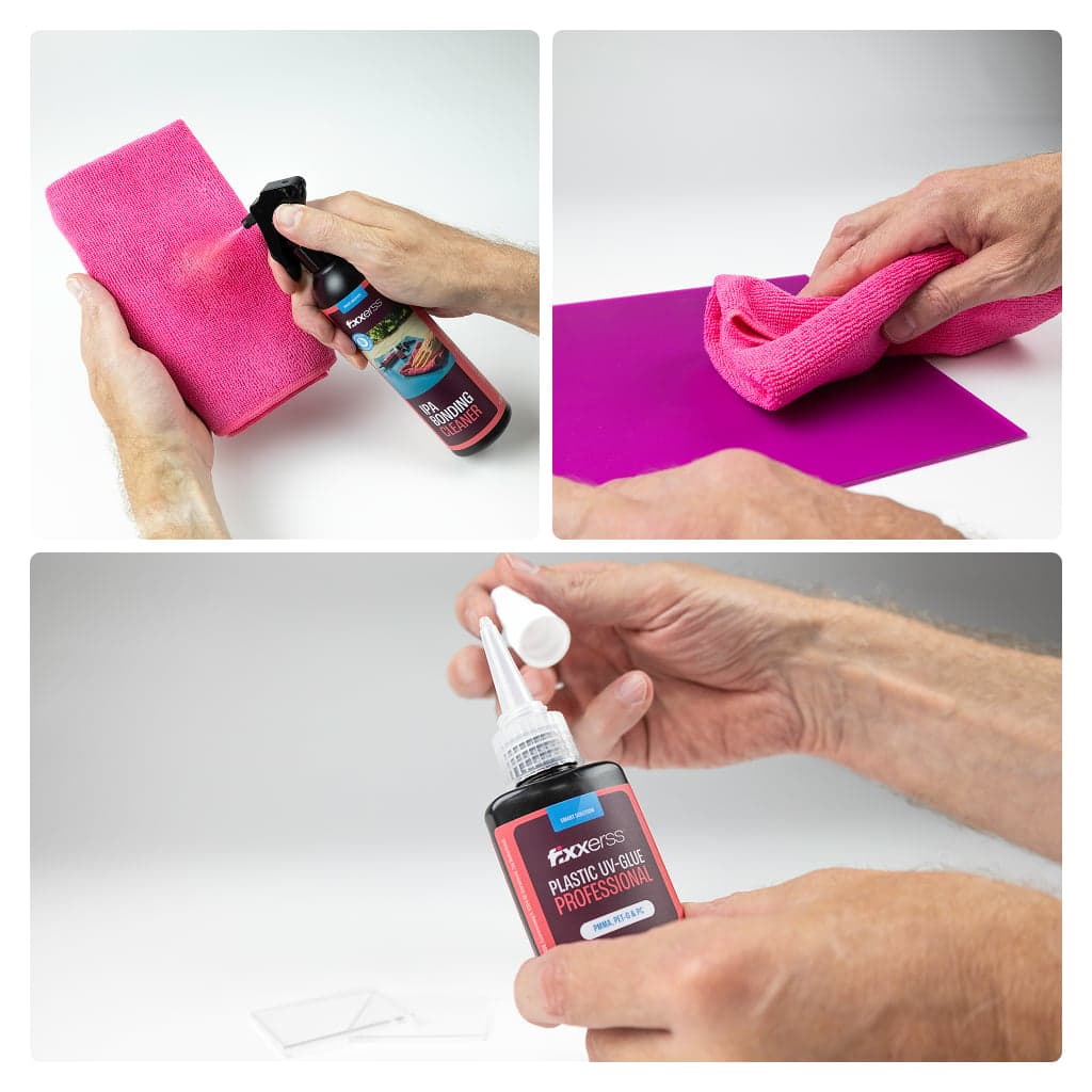 32_Fixxerss Kit de Collage UV Acrylique Professionnel