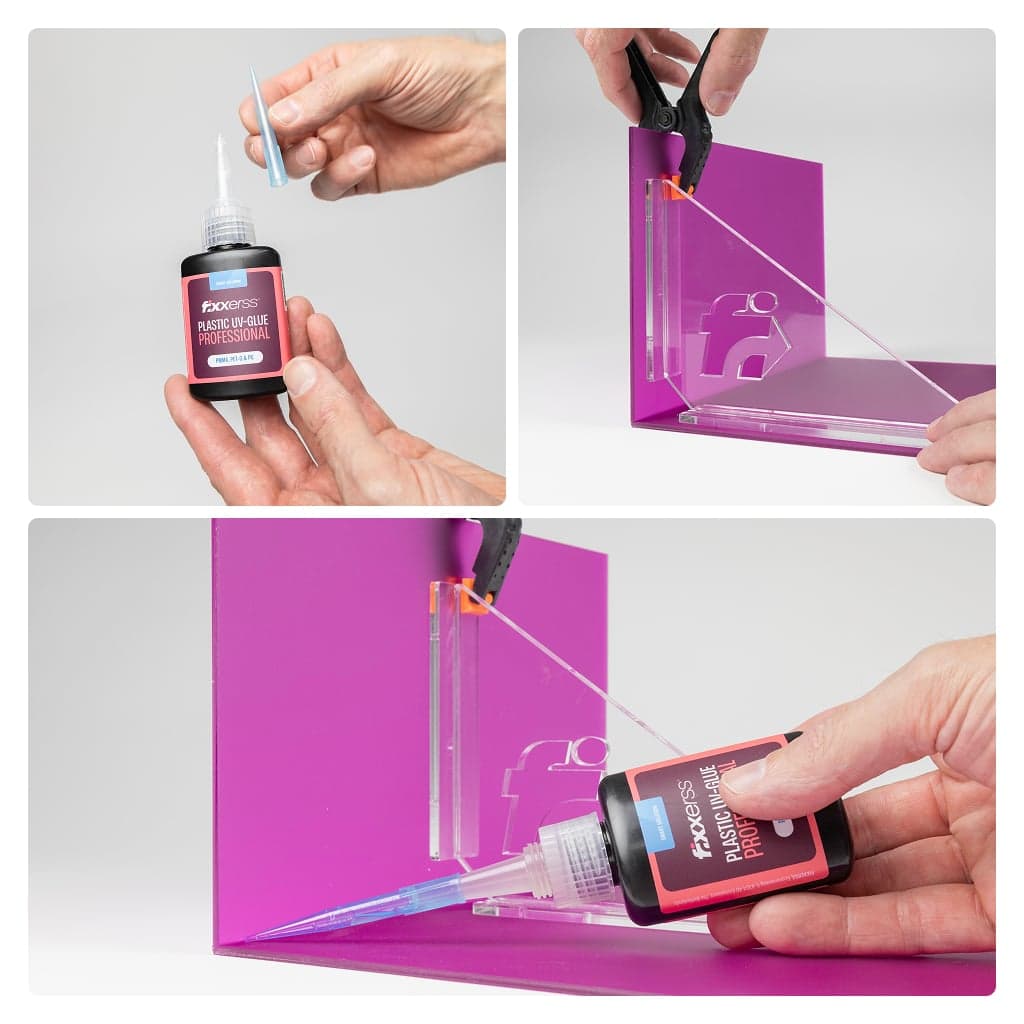 33_Fixxerss Kit de Collage UV Acrylique Professionnel