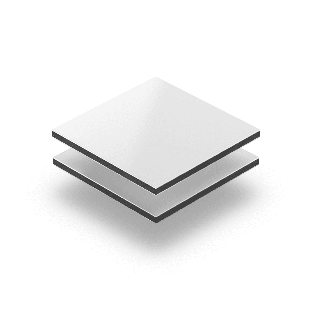 Dibond/Alupanel blanc
