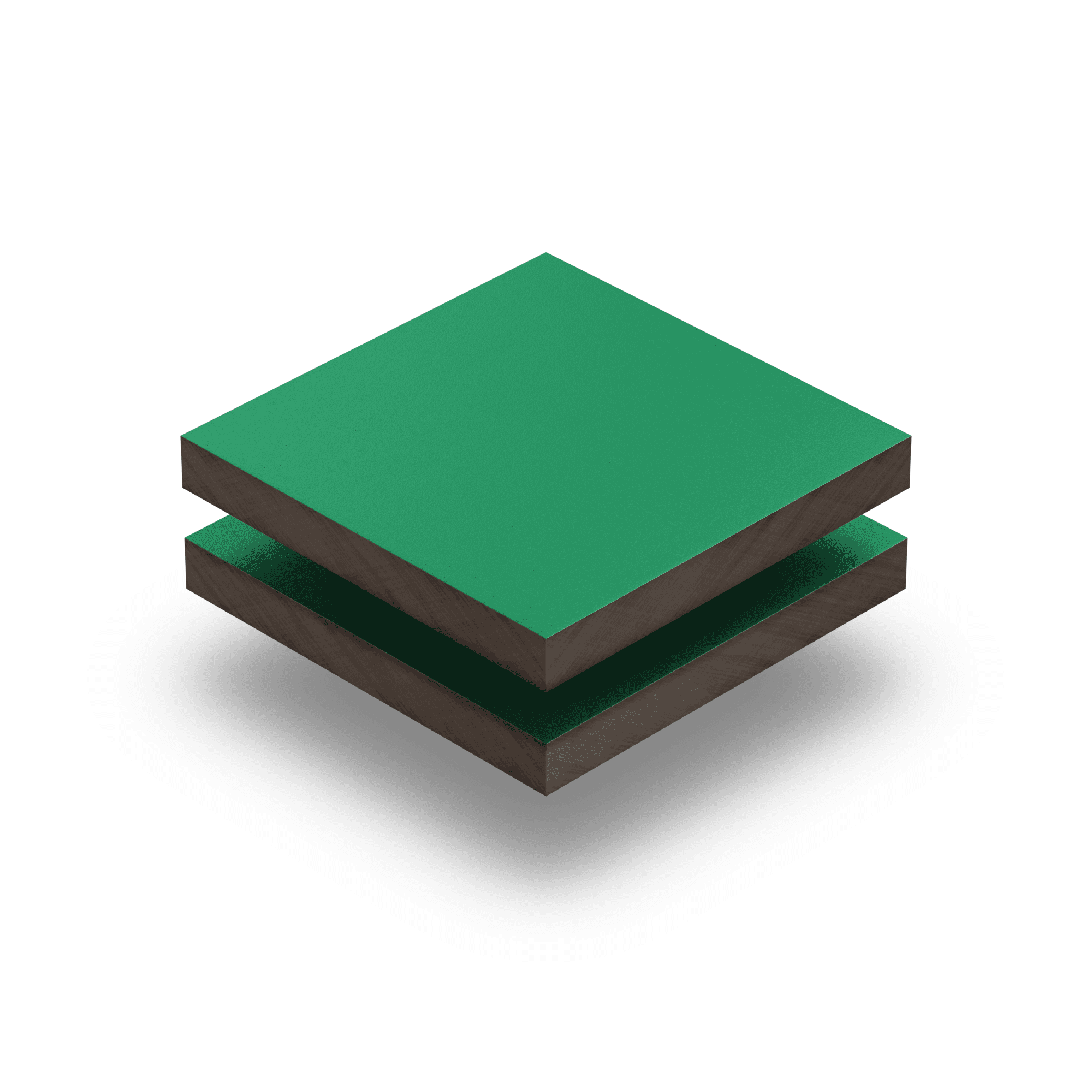 Panneau HPL structuré vert de sécurité RAL6032