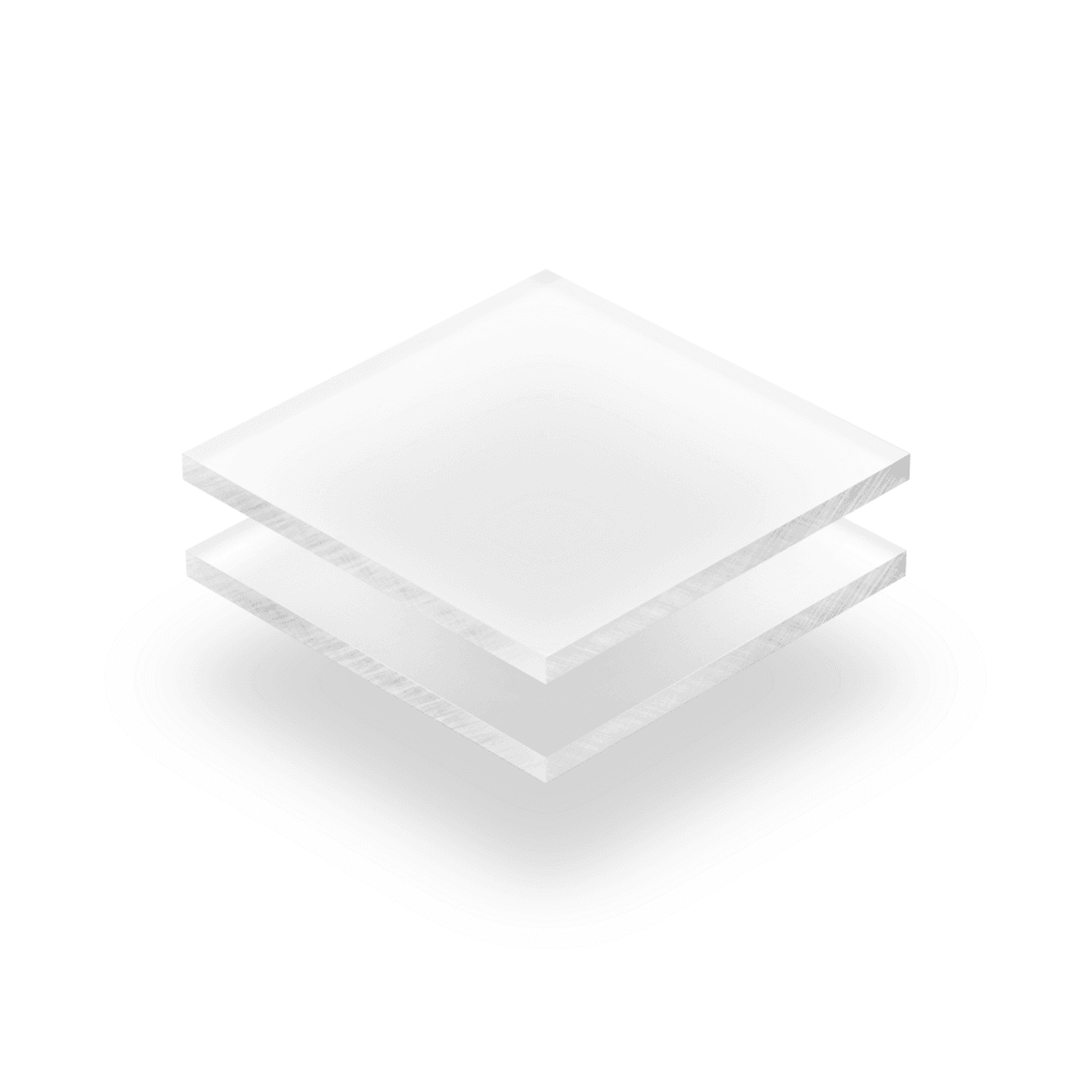 Plexiglass depoli blanc opale