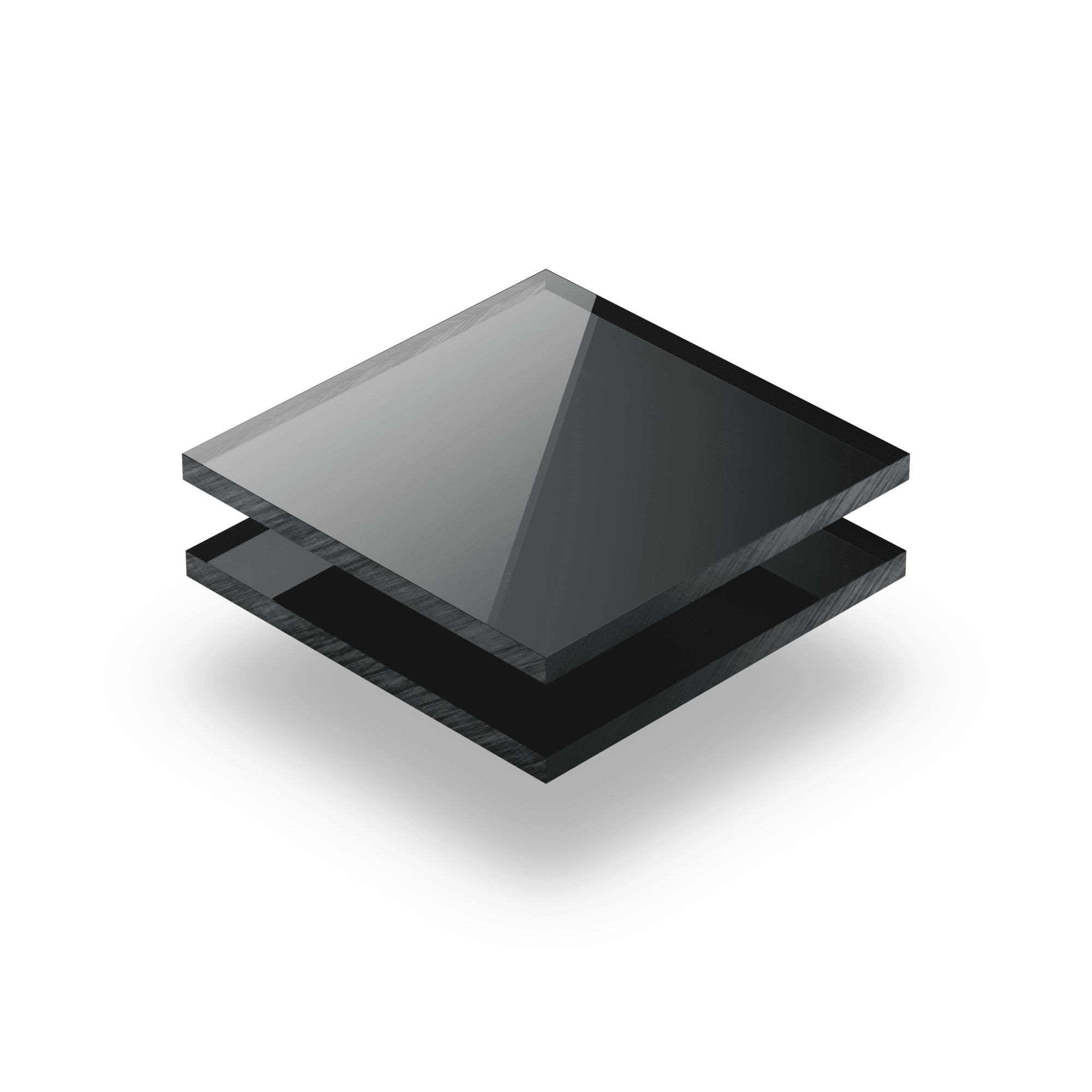 Plexiglass mirroir anthracite