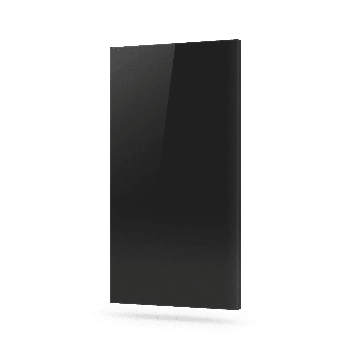 Wandpaneel Plexiglas Zwart Glanzend 4 mm