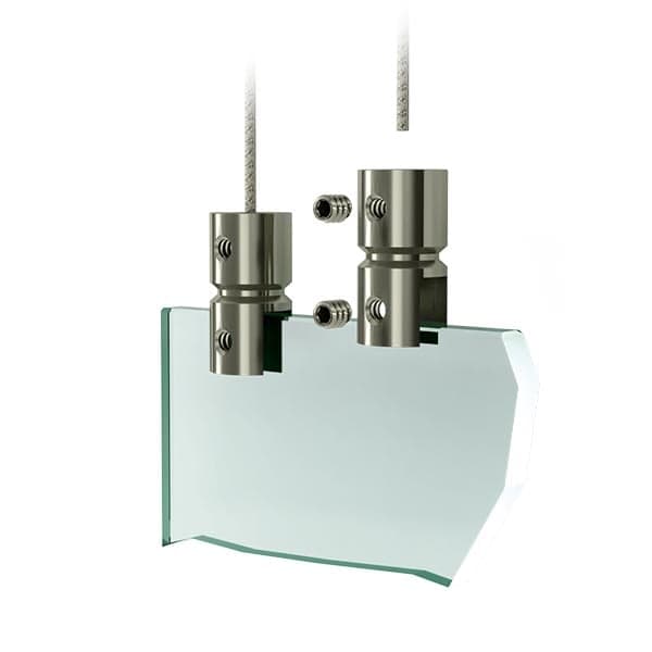 Support de plaque - Systeme de suspension acrylique